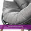 Renna Papasan Comfortable Chair With Cushion-294998970