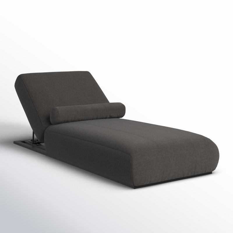 Chaise de patio inclinable avec coussins Sunbrella Dionne