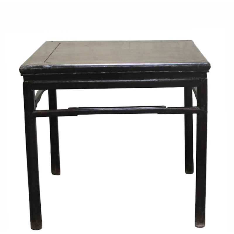 Antique Square Lacquered Tea Table
