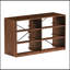 Commode d'appoint en bois avec 6 tiroirs et poignées en métal-756284765