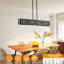 Luminaire suspendu pour îlot de cuisine à 4 lumières à intensité variable Jacxon