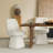 360° Swivel Fabric Upholstered Dining Chair-1059280870