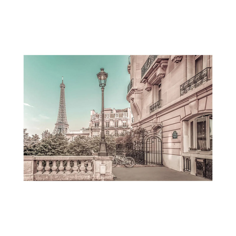 Parisian Charm by Melanie Viola - Wrapped Canvas Print, 20.32 cm H x 30.48 cm W