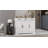 Farmhouse Buffet Cabinet Storage Sideboard With 3 Drawers And 3 Doors For Dining Living Room Kitchen Cupboard