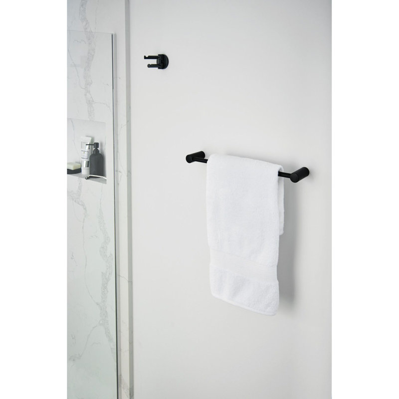 Align Wall Mounted Robe Hook, Matte Black