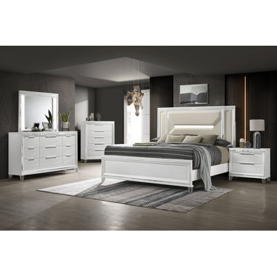 Maomina 5-piece Queen Bedroom Set White