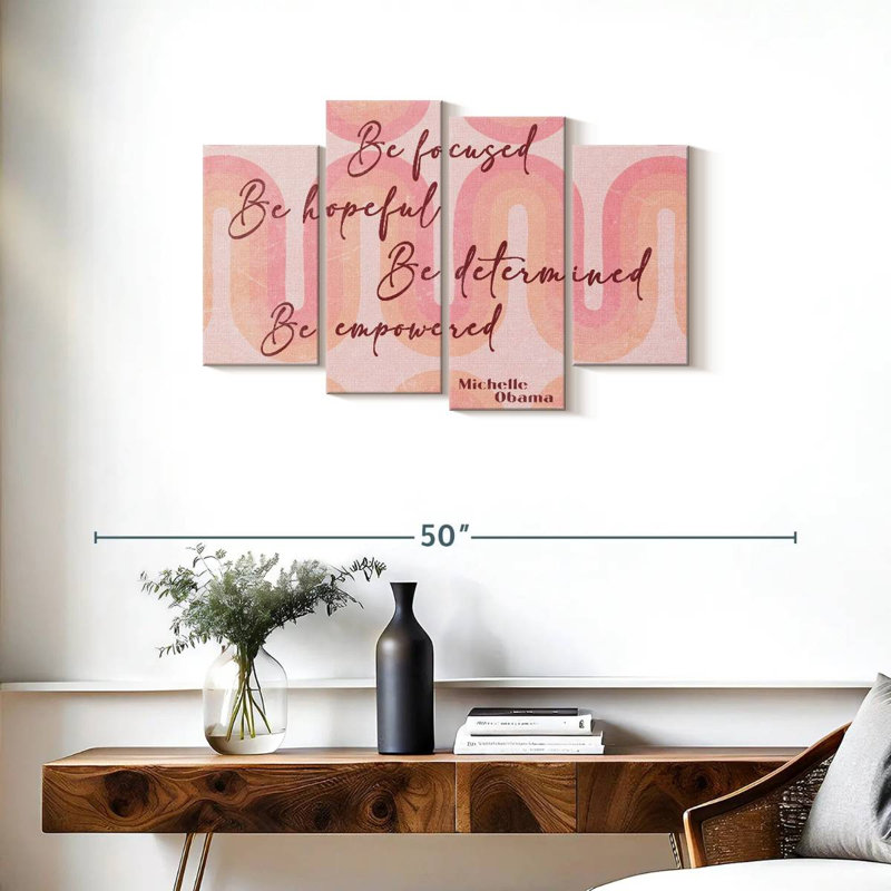 Impression sur toile de Michelle Obama, H 22 po x l 36 po x P 1 po