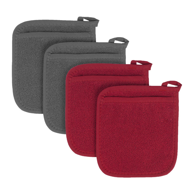 RITZ Pocket Mitts 4-Pack, Graphite/Paprika