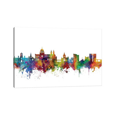 Galway, Ireland Skyline by Michael Tompsett - 1 Piece Wrapped Canvas Wall Art