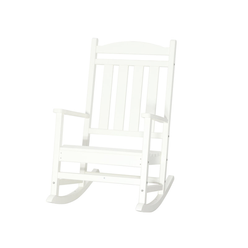 Chaise berçante d'extérieur Adirondack, Blanc