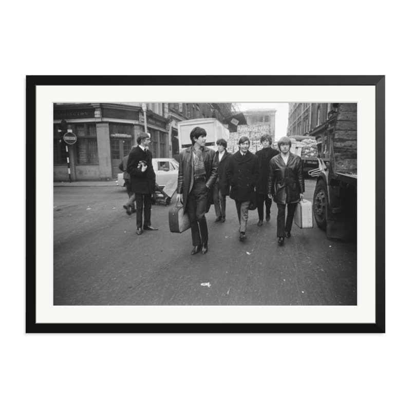 The Early Stones, 27" H x 38" W, Black