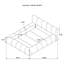 Lit plateforme tapissier Crowley-657181110