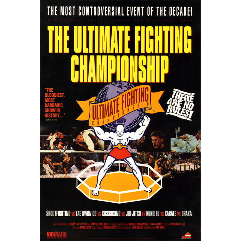 UFC Ultimate Fighting Champion, H 18 po x l 12 po