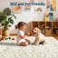 Tapis de salon floral lavable antidérapant, tapis imprimé à poils courts et doux-1755661708
