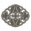 Dark Gray Art Deco Lace Placemat