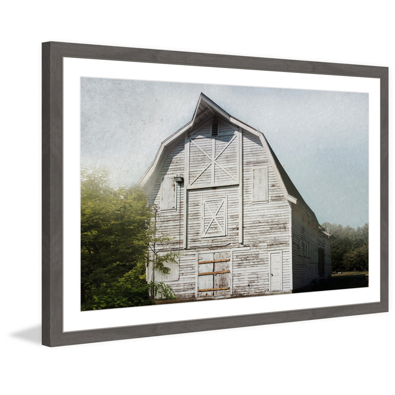 « emblématique white », reproduction de photo sur papier encadrée, 16 po x 24 po
