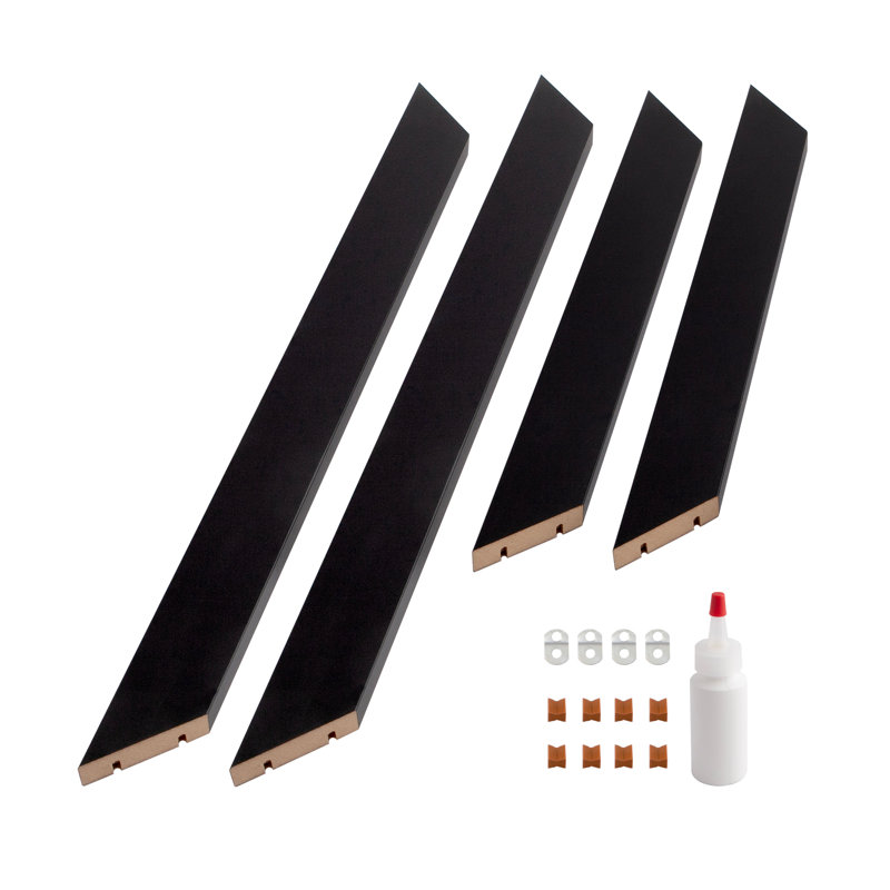 Weston Mirror Frame Kit - A DIY Framing Kit for Mirrors. Mirror NOT included, 61.00" H x 37.00" W, Black