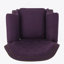 Fauteuil inclinable avec accoudoirs roulés prune Accents