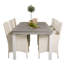Jayesh 6 - Person Patio Dining Set with Extendable Rectangular Table-1885162251