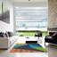 Tapis décoratif bleu-684325274