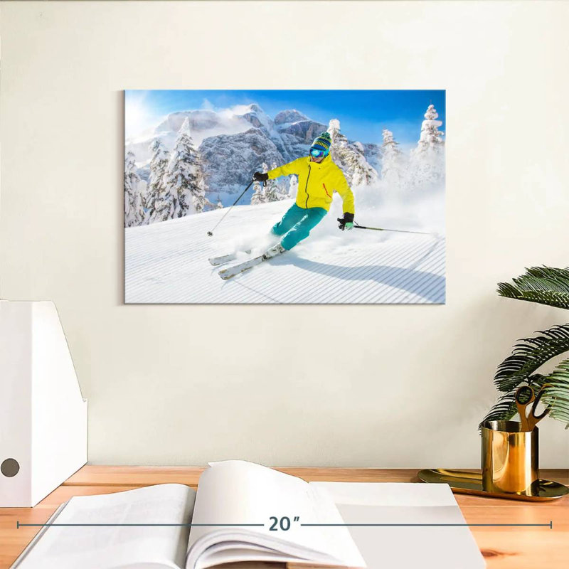 Balade en ski alpin Sireci, H 8 po x l 12 po