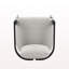 Tabouret de comptoir d'extérieur en aluminium, chaise de bar, structure noire avec coussin gris, ensemble de 4