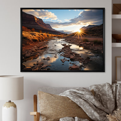 «Sunset in Utah Mountain III», reproduction sur toile