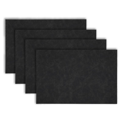 Placemats Set Of 4 12" X 18" Heat-Resistant Table Mats For Dining Table Set For 4 Kitchen & Dining Room Decor Farmhouse, Boho, & Modern Style Easy To Clean, Durable & Stylish Table Decor