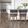 Swivel Bar & Counter Stool with Nailhead Trim (Set of 2)