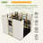 8 Ft. W Resin Storage Shed, Brown-109026535