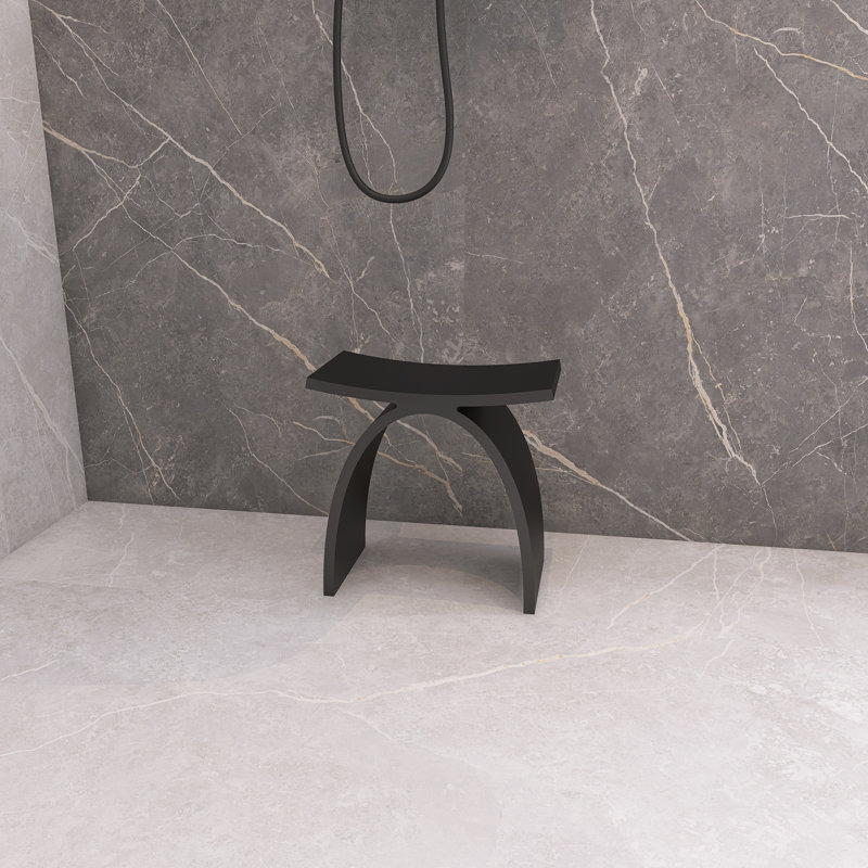 Tabouret de douche HIGEINE, Matte Black
