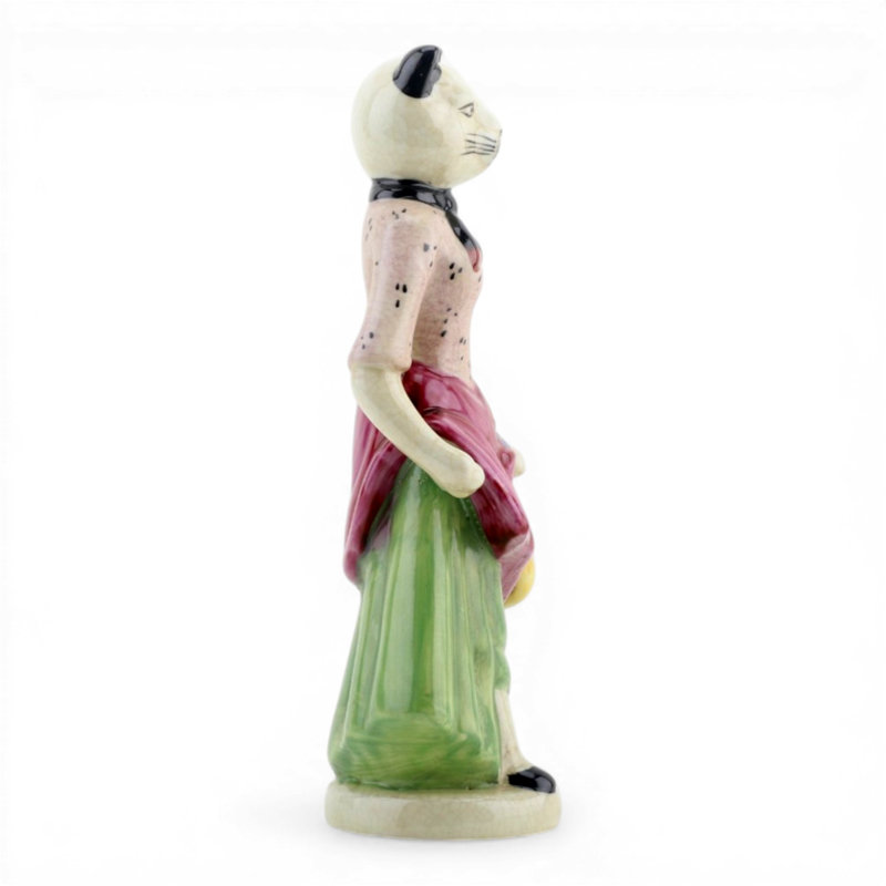 Antique Style Cat Lady Figurine