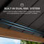 Sunjoy Outdoor Steel Gazebo PASU - 3m x 3m, Anthracite