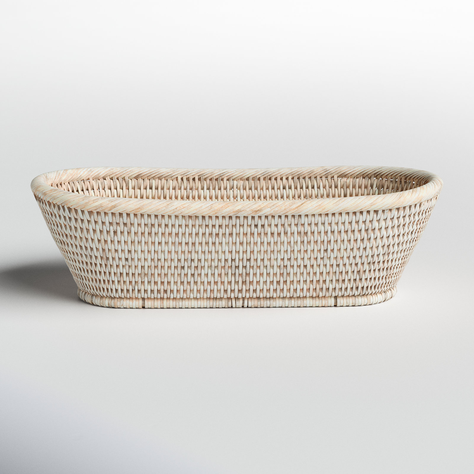 Birch Lane™ Sampson Taper Oval Bread Rattan Basket & Reviews | Birch Lane