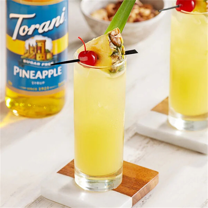 Bouteille en verre de 750 ml pour ananas Torani sans sucre Torani WS-880372916