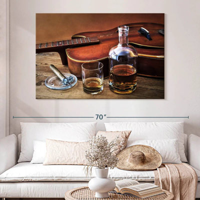Yarlin Guitar Whiskey And Cigar