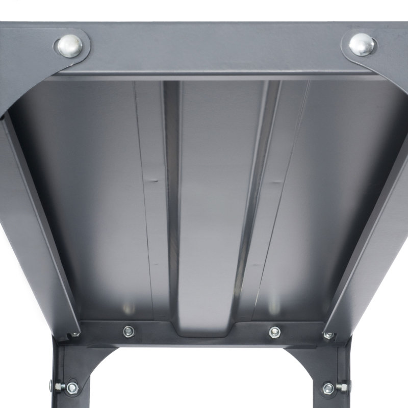 Gray Heavy Duty Steel 5-Shelf Industrial Shelving Unit