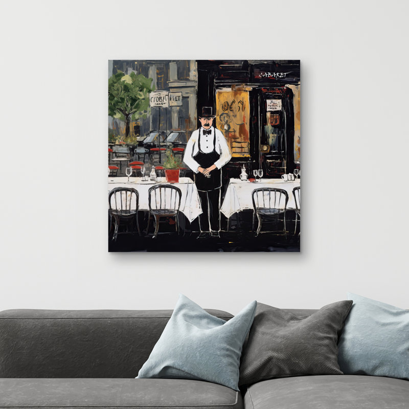 The cabaret - 32"x32" art on canvas