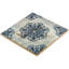 Angela Harris Dunmore 8x8 Polished Hand Painted Look Ceramic Tile