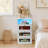 White Nightstand With USB
