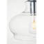 Inola 1-Light Glass Dome Pendant-1834647878