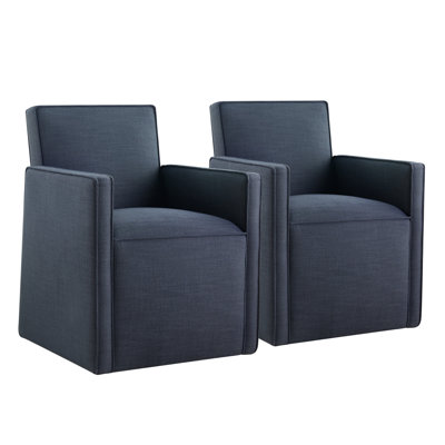 Henley Caster Wheel Dining Armchair(Set Of 2)