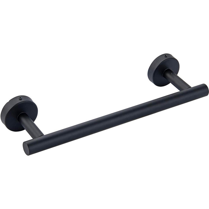 40 cm L Towel Bar, Black