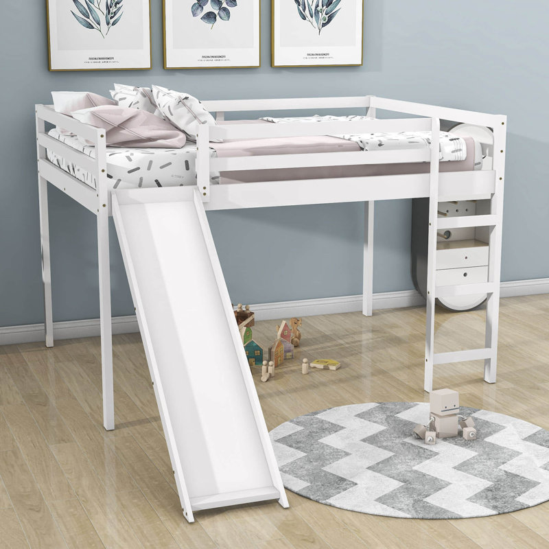 Fairall Kids Full Loft Bed, White