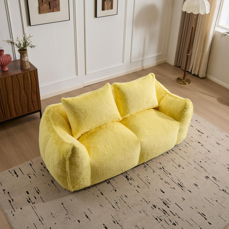 Canapé géant en forme de fauteuil à billes, canapé moelleux ultra moelleux pour causeuse, fauteuil surdimensionné Chase