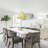 4-Yellow dimmable cloth cover pendant light