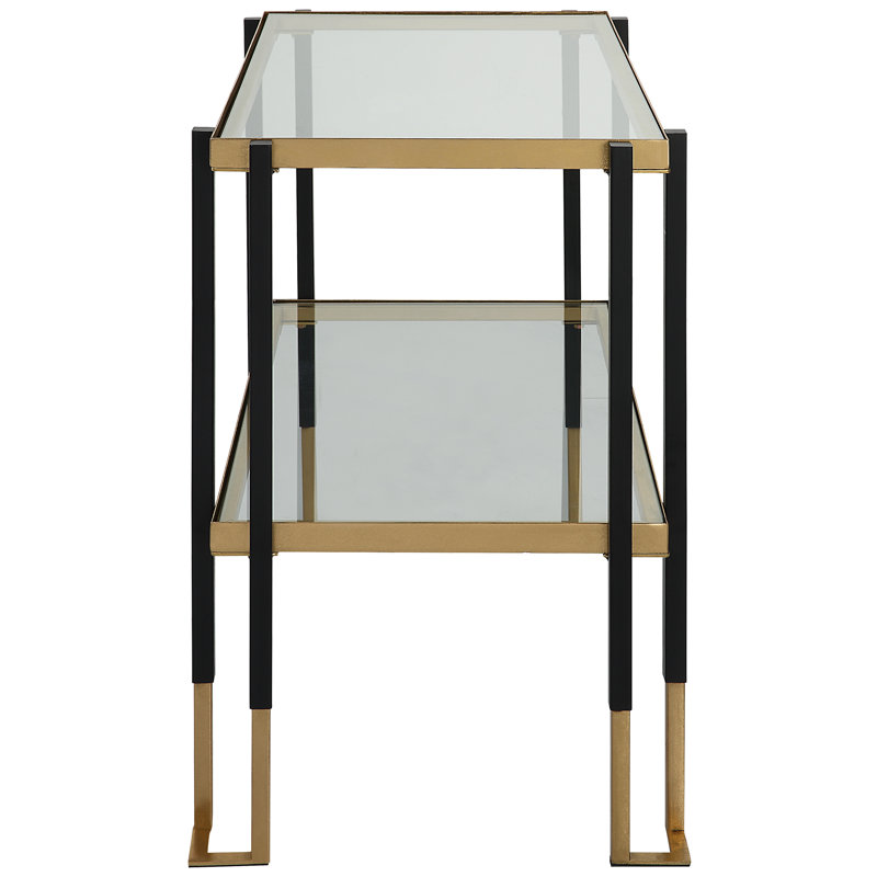 Table de bout avec rangement Nouvelle Glass