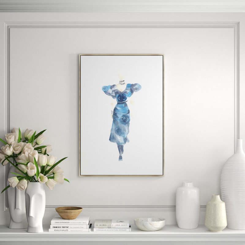 Style Me III Print by Helen Parker, 36.5" H x 25.5" W x 1.5" D, Image Brush Gel