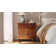 Dyals Traditional 27"Tall Nightstand Design Rattan Cabinet Doors  with Built-in Power Outlet and Adjustable Shelf (Set of 2)