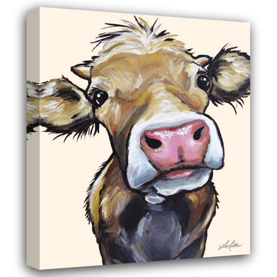 «Bungalow Rose Keller», art sur toile tendue par Lee, Hazel the Cow